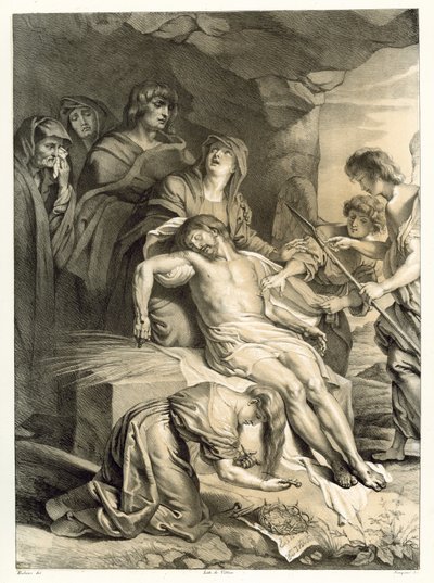 The Entombment of Christ by Peter Paul Rubens